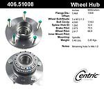 Centric parts 406.51008e rear hub assembly