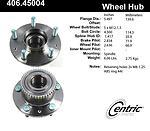 Centric parts 406.45004 rear hub assembly