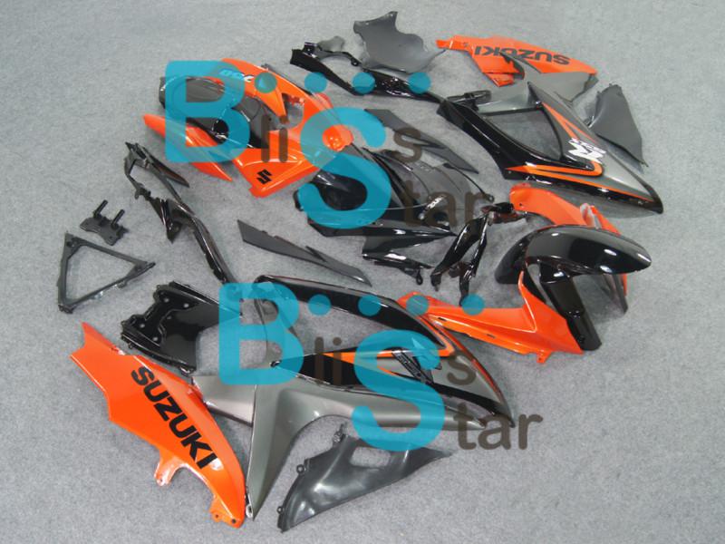 Injection fairing bodywork plastic kit set fit gsx-r600 gsx-r750 2008-2010 47 w6