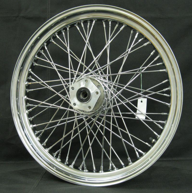 Ultima billet 60 spoke chrome wheel for 21x3.25 for 84-99 fxst/fxdwg and customs