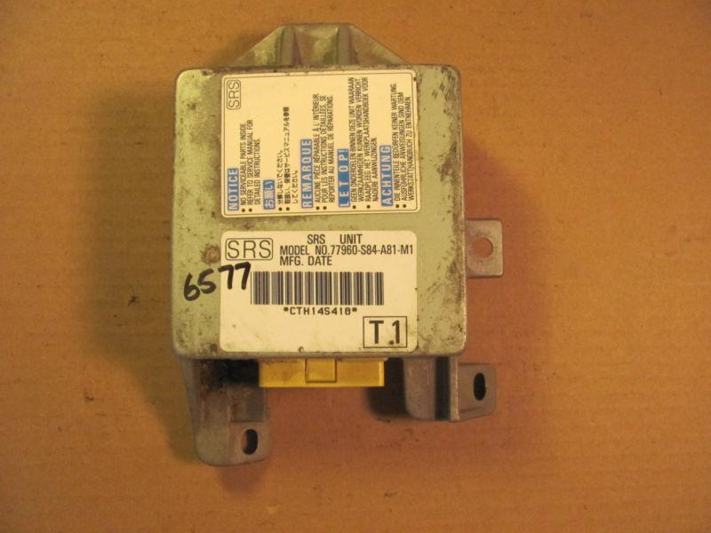 Honda accord air bag module number 77960-s84-a81