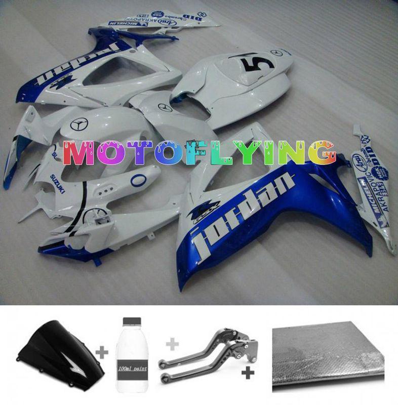 Injection fairing bodywork paint levers for suzuki 2006 2007 gsxr 600 750 k6 h41