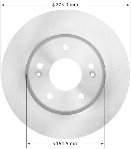 Bendix prt5921 front brake rotor/disc-disc brake rotor