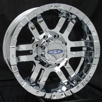 16 inch chrome wheels/rims chevy dodge 2500 3500 truck ram 8 lug moto metal 951