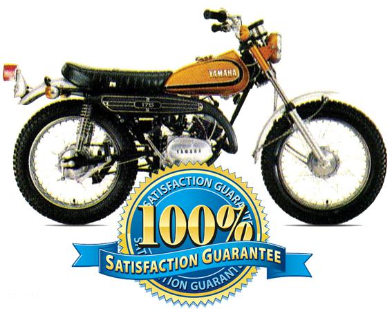 Yamaha dt mx dt100 dt125 dt175 ty175 mx100 mx175 sc500 service & repair manual 