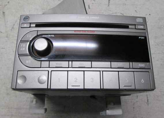 04-06 subaru forester 6 disc cd p130 radio oem