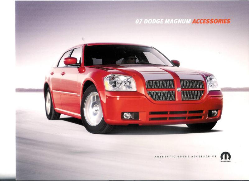 2007 dodge magnum showroon accessories brochure