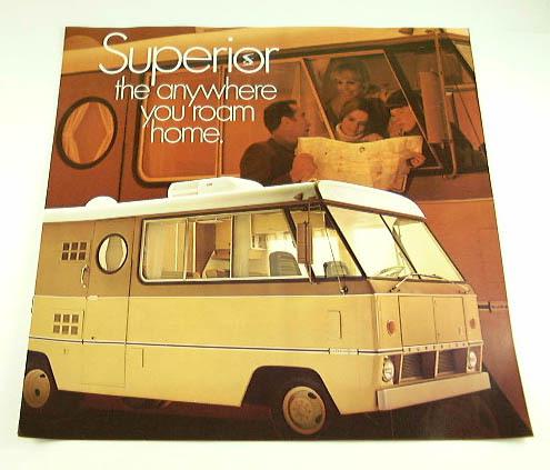 1970 70 superior coach motorhome rv brochure