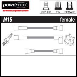 Powertec ht ignition leads land rover range rover 3.5  (1986-)