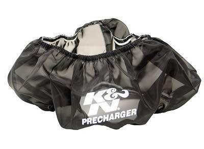 K&n air filter wrap precharger black round universal 4.00" heightx11.00" dia ea