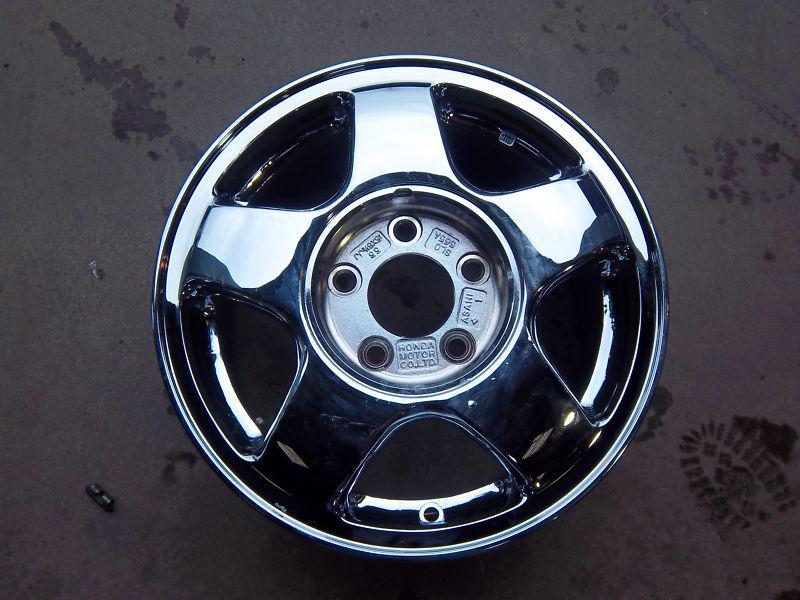 15 acura nsx oem factory chrome wheel rim 91 92 93 71646 front