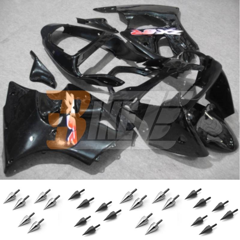 Free bolt kit! body frame fairing kit for kawasaki ninja zx6r 2000 2001 2002 ac