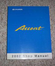 2002 hyundai accent factory service workshop repair shop manual book