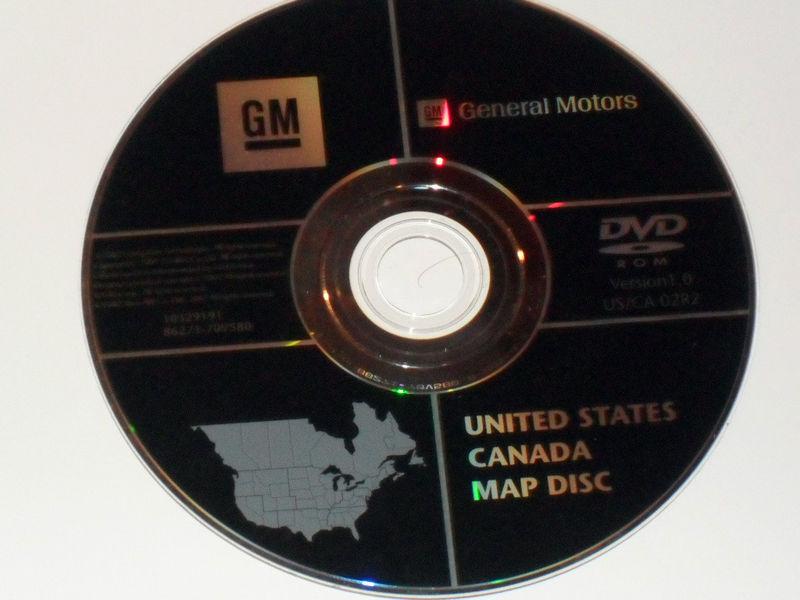 Gmc cadillac chevrolet hummer navigation disc cd dvd 10329191 oem map gps disk 