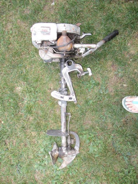 Vintage antique johnson model a-25 a25 1926 outboard boat motor 2.5 hp restore 