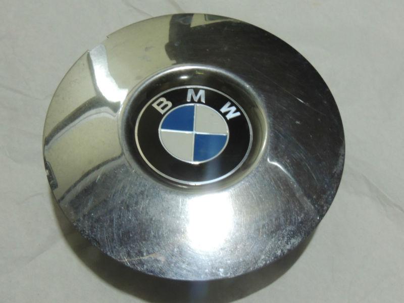 Bmw wheel center cap hubcap oem 59170 5 7 series rare stainless coated