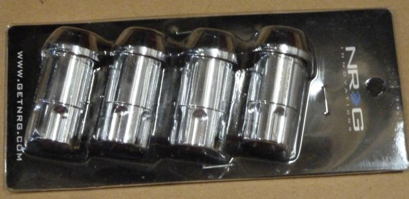 Nrg 100 series extended lug nut lock set 4 chrome 12x1.5mm ln-l01ch