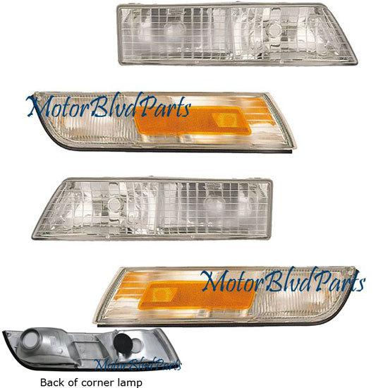 95-97 grand marquis headlights + corner lights right+left