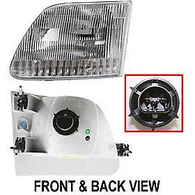 Ford f-series pickup 97-04 head lamp left drivers side, assembly