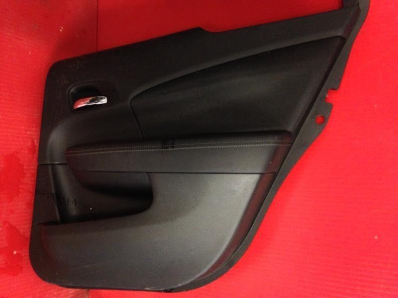 13 dodge avenger right rear door interior trim panel black 77110