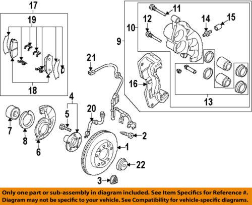 Mazda oem l2y63329z disc brake pad retaining clip/brake anti-rattle spring