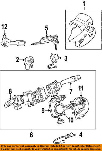 Toyota oem 8465235580 windshield wiper switch-wiper switch