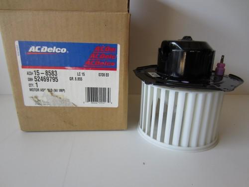 Gm 52469795 acdelco 15-8583 blower motor w/ impeller geniune oem new