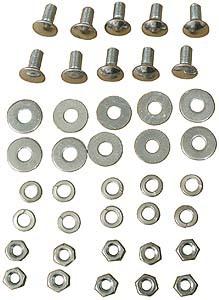 65 chevy chevelle front & rear bumper bolt kit 