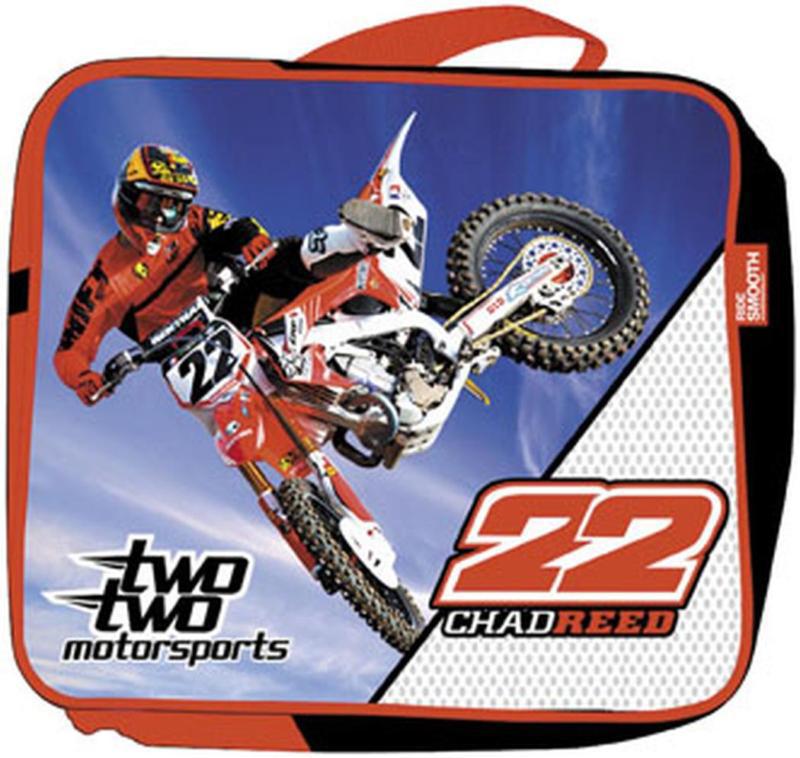 Smooth industries two two motorsports(chad reed #22)lunch box,red/black,one size