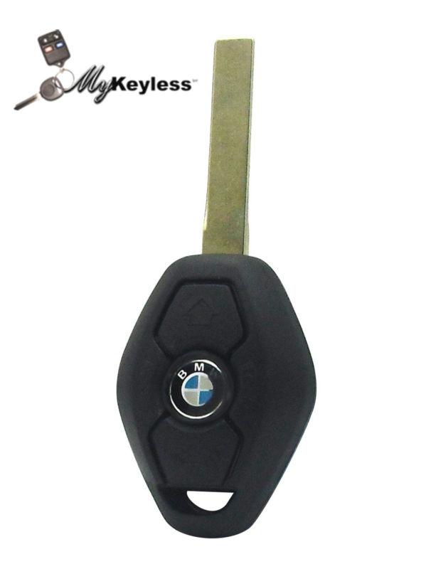 New bmw replacement uncut combo car key keyless entry remote  fob