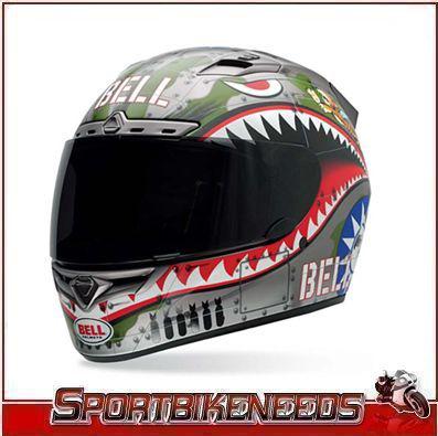 Bell vortex flying tiger helmet size xxl 2x-large full face street helmet