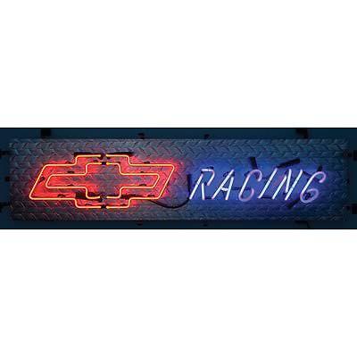 Ote neon sign chevy racing bowtie 41" width 7.0" depth 12" height each