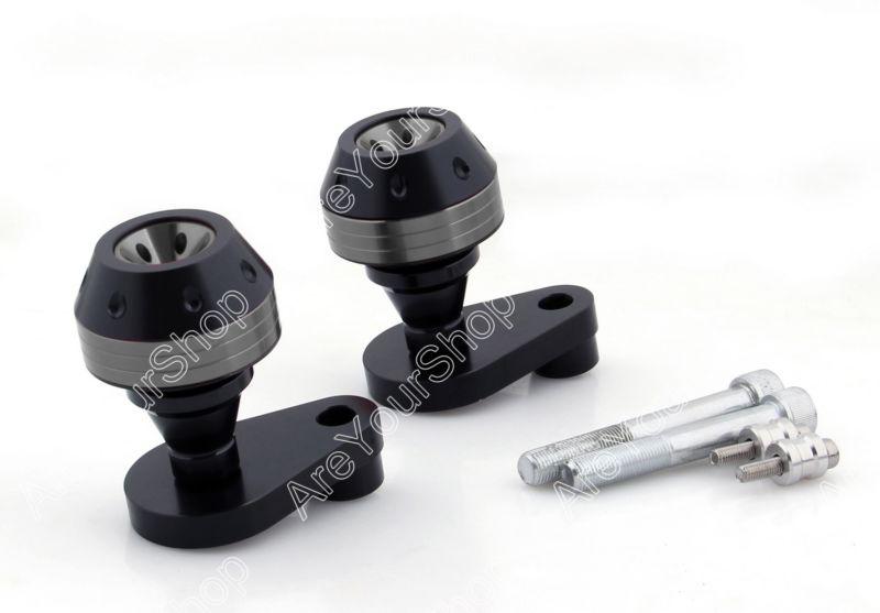 Frame sliders crash pads left right for honda cbr1000rr 2006-2007 gray