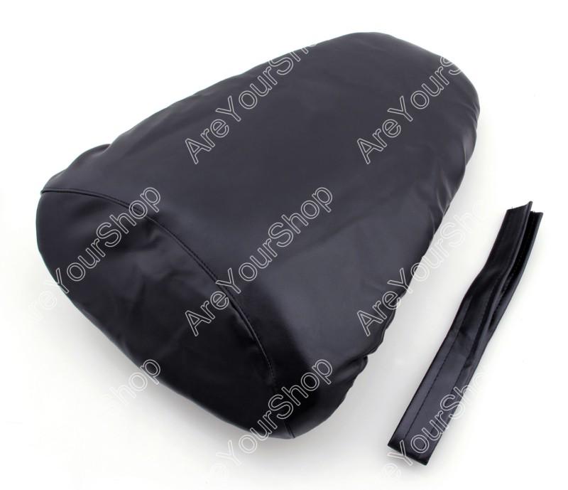 Passenger rear pu leather seat cowl cover pillon kawasaki z1000 2010-2011 black