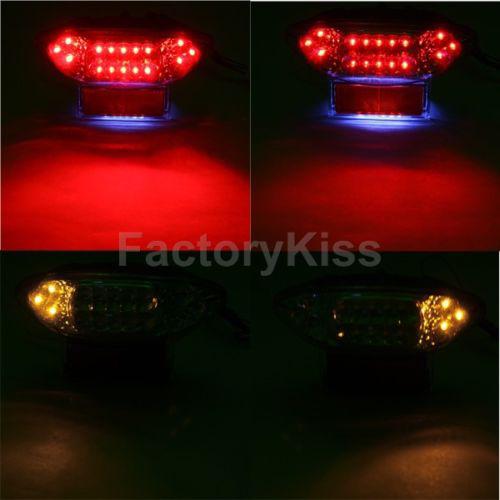 New led tail light for suzuki katana 600/750 03-07 hayabusa 99-07 clean