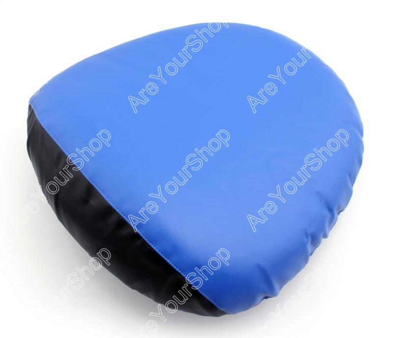 Rear pu leather seat cowl cover pillon suzuki gsxr 1300 08-12 blue