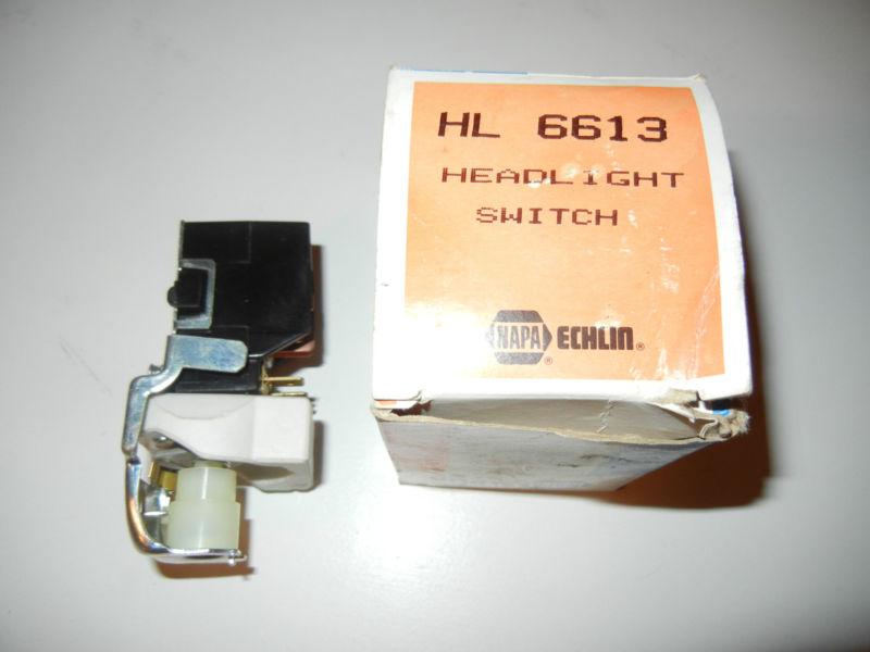 Napa echlin hl-6613 headlight switch gm pontiac, buick, gmc, chevrolet 1969 1982