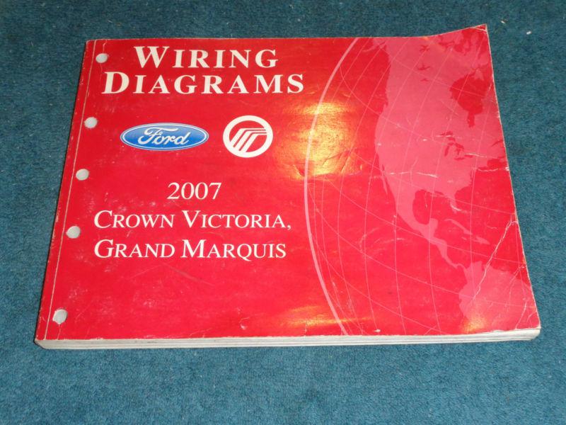 2007 ford crown victoria / ltd mercury grand marquis wiring diagram shop manual