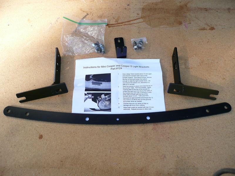 Ralleye light bracket for four driving and fog lights