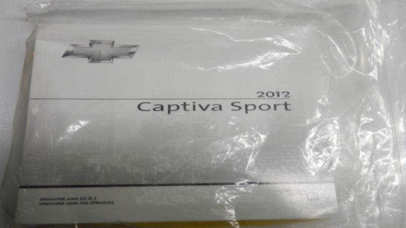 2012 12 chevy captiva sport owners manual set new **free shipping**