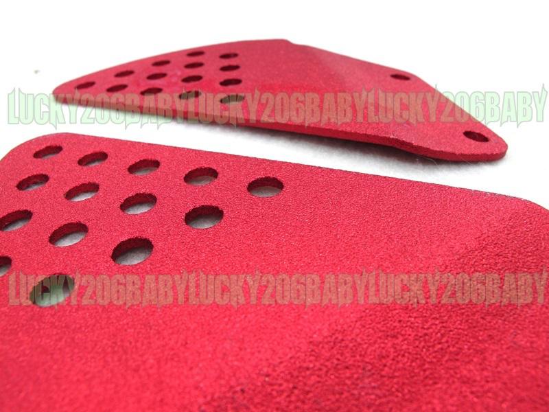 Foot rest bracket for honda cbr250 mc19 mc22 f2 f3 red