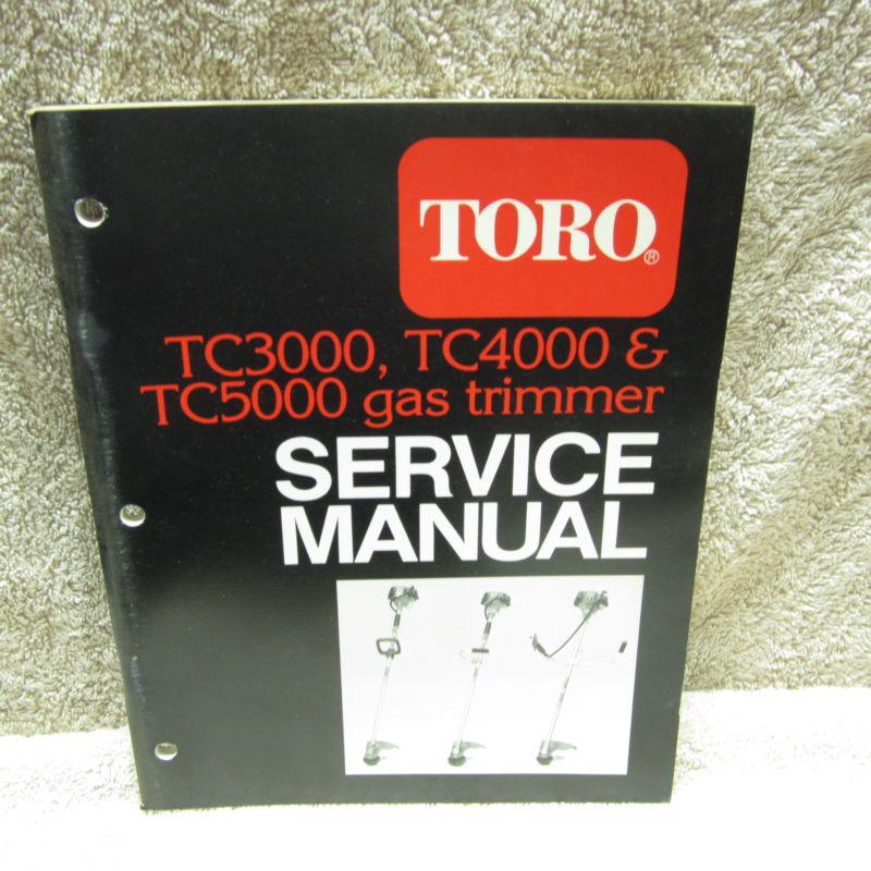 Toro tc3000, tc4000 & tc5000 gas trimmer service manual