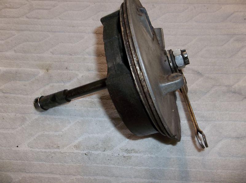 1975-76 yamaha dt125 dt 125 front brake hub and axel axle