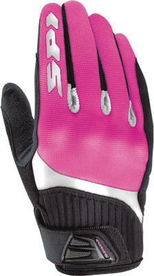 Spidi sport womens g-flash textile gloves pink black xl/x-large