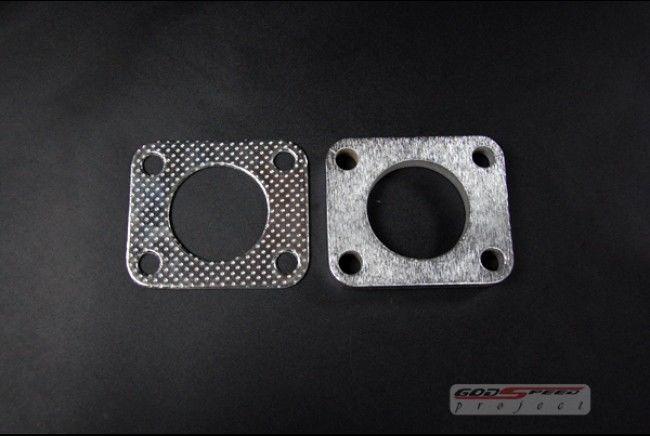 Godspeed dsm tsi 14b 16g 20g turbo inlet adapter 4 bolt flange gasket seal 4g63