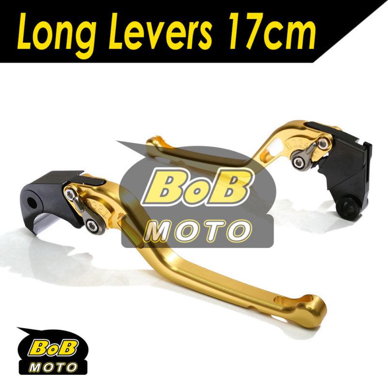 Honda cbr900rr 93 94 95 96 97 98 99 gold long clutch brake levers set gdlti