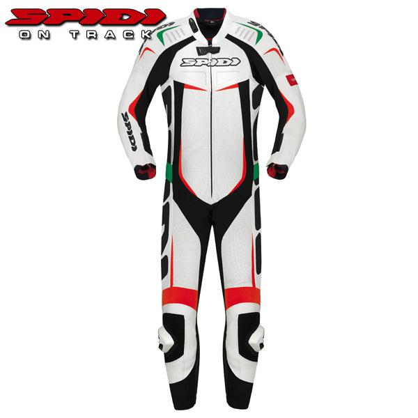 Spidi track wind pro race suit white / red / green 54 euro 44 us