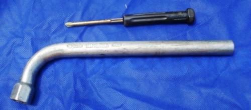 Vw rabbit cabriolet jetta mk1 jack lug wrench oem