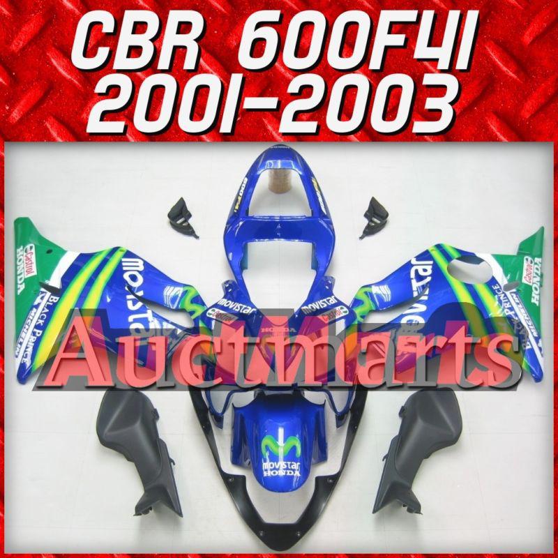 Fit honda 01 02 03 cbr 600f f4i 2001 2002 2003 fairing kit abs plastics c10 c1