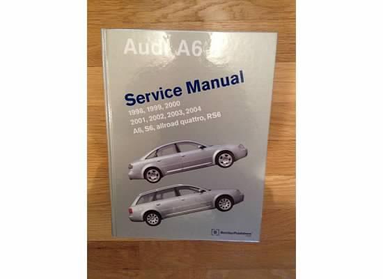 Audi a6 ( 1998 - 2004, a6, s6, rs6, allroad) bentley hardcover service manual